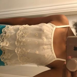 Justice Cream white top.